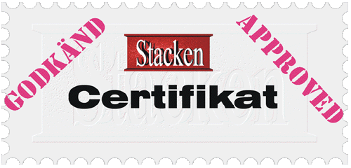 Certifikat fr Stacken